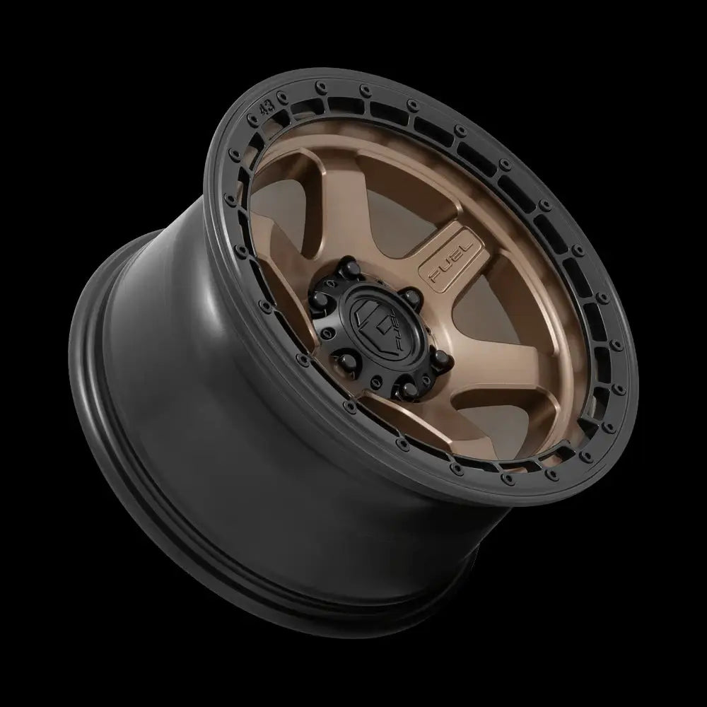 Felg D751 Block Matte Bronze W/ Black Ring Fuel 17x9 Et-12 5x127