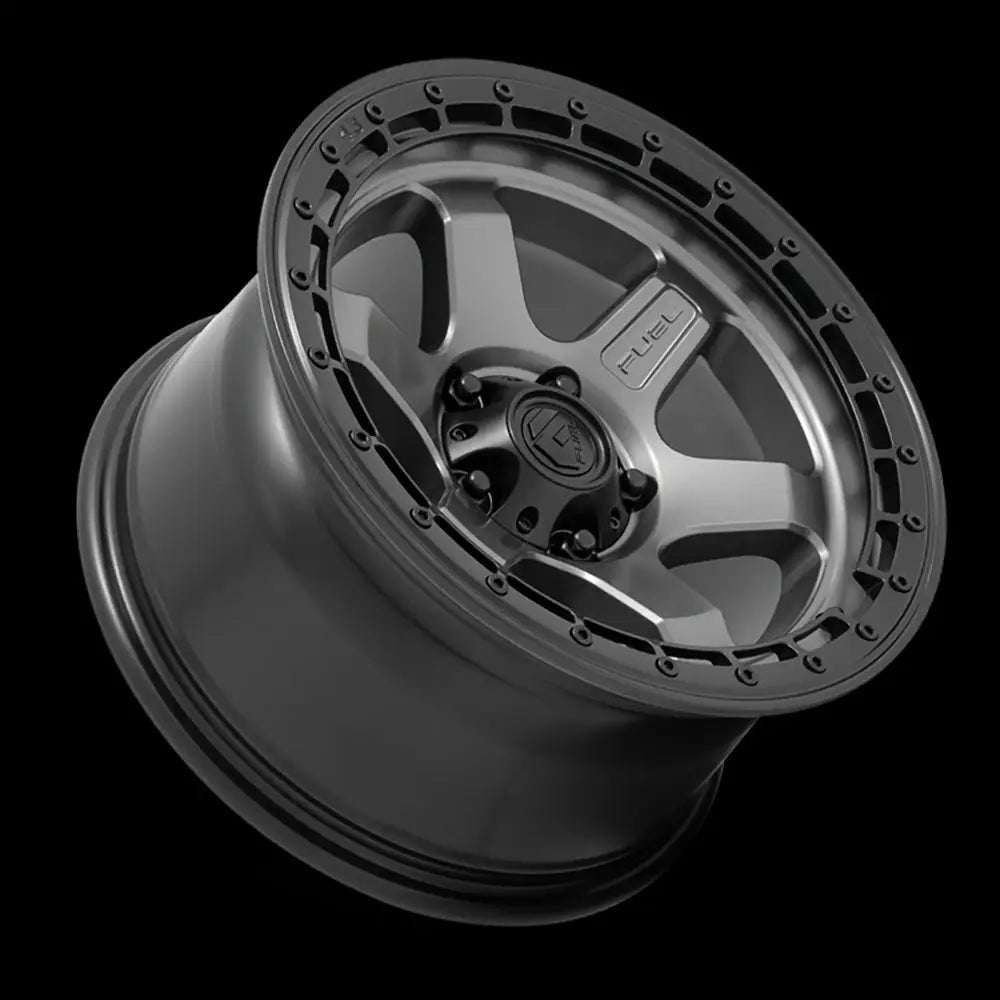 Felg D752 Block Matte Gunmetal W/ Black Ring Fuel 17x9 Et1 5x127