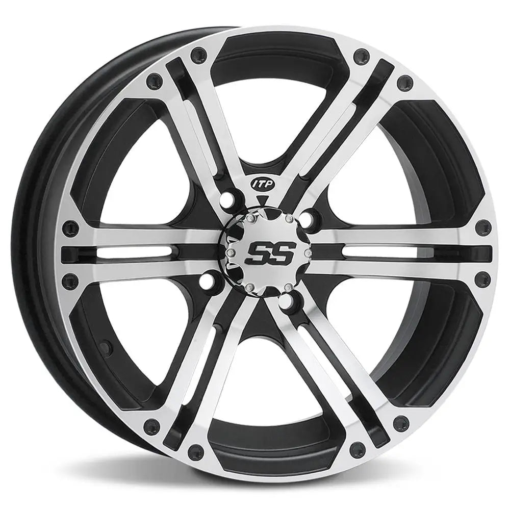 Felg Itp Ss212 14x6 (4 + 2) Maskinert med Svart 4x136