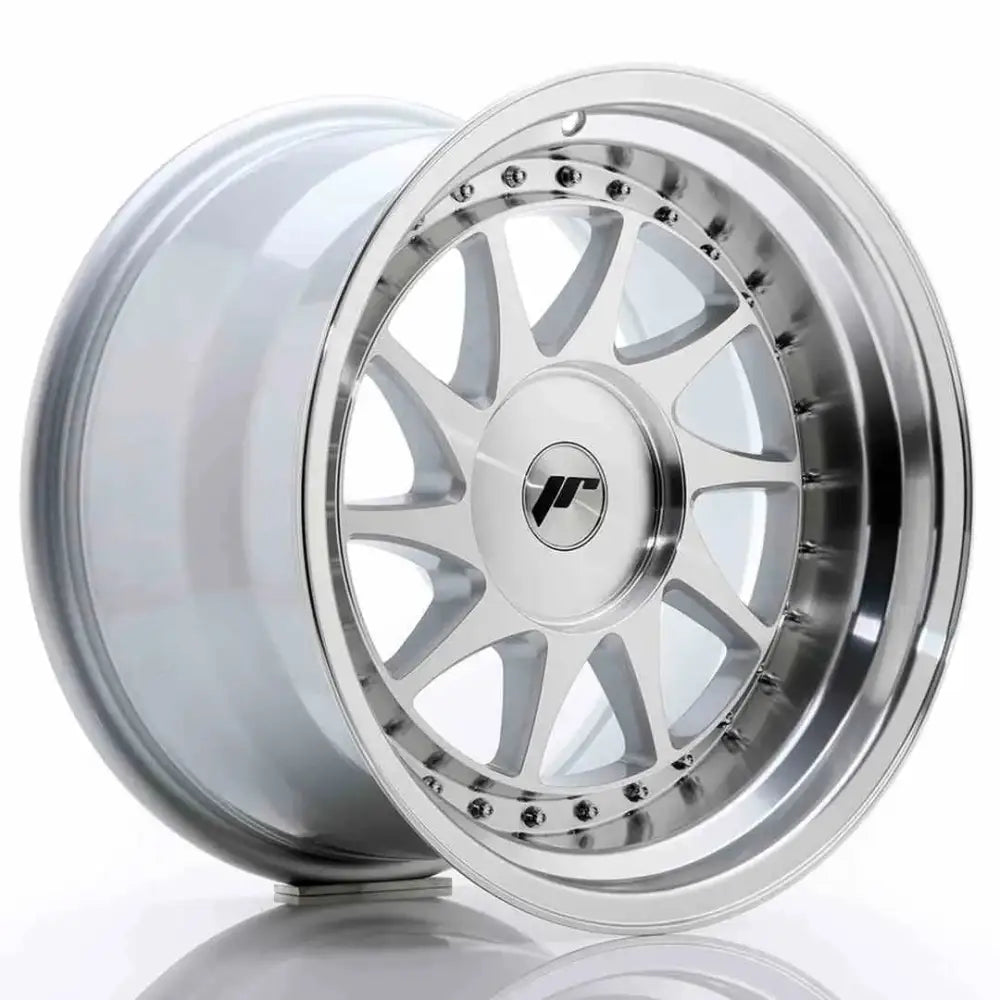 Felg Japan Racing Jr26 17x10 Et0-25 Blank Mach Silver