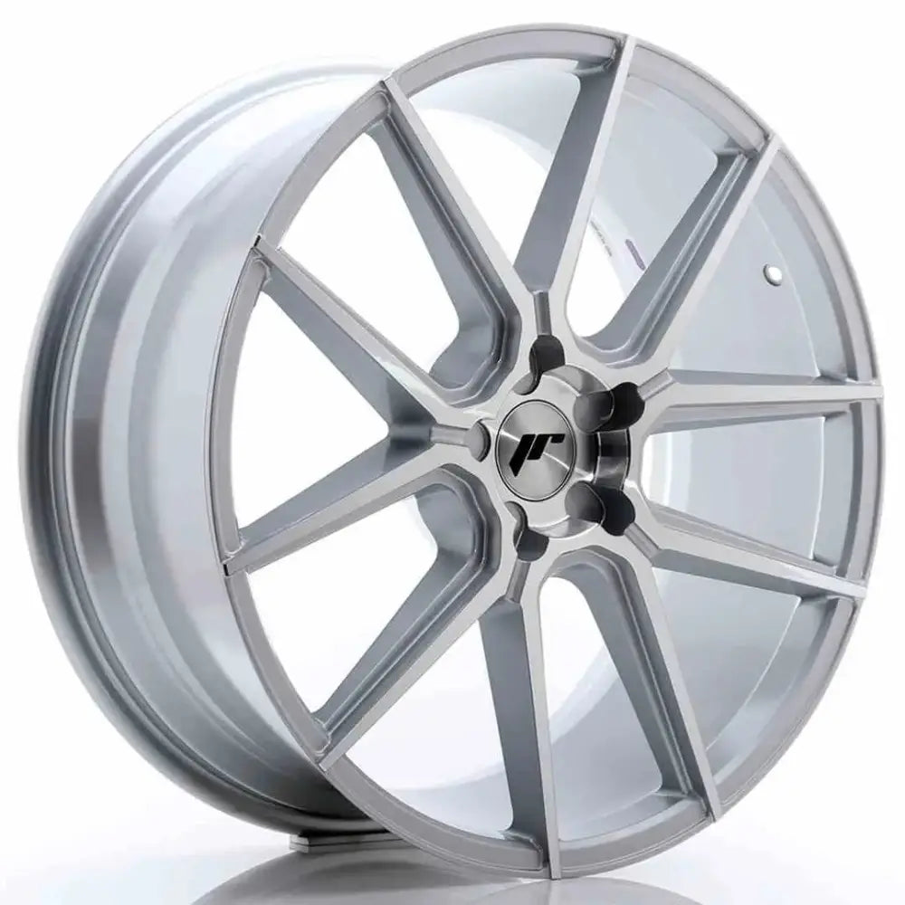 Felg Japan Racing Jr30 21x9 Et20-40 5h Blank Silver Machined Face