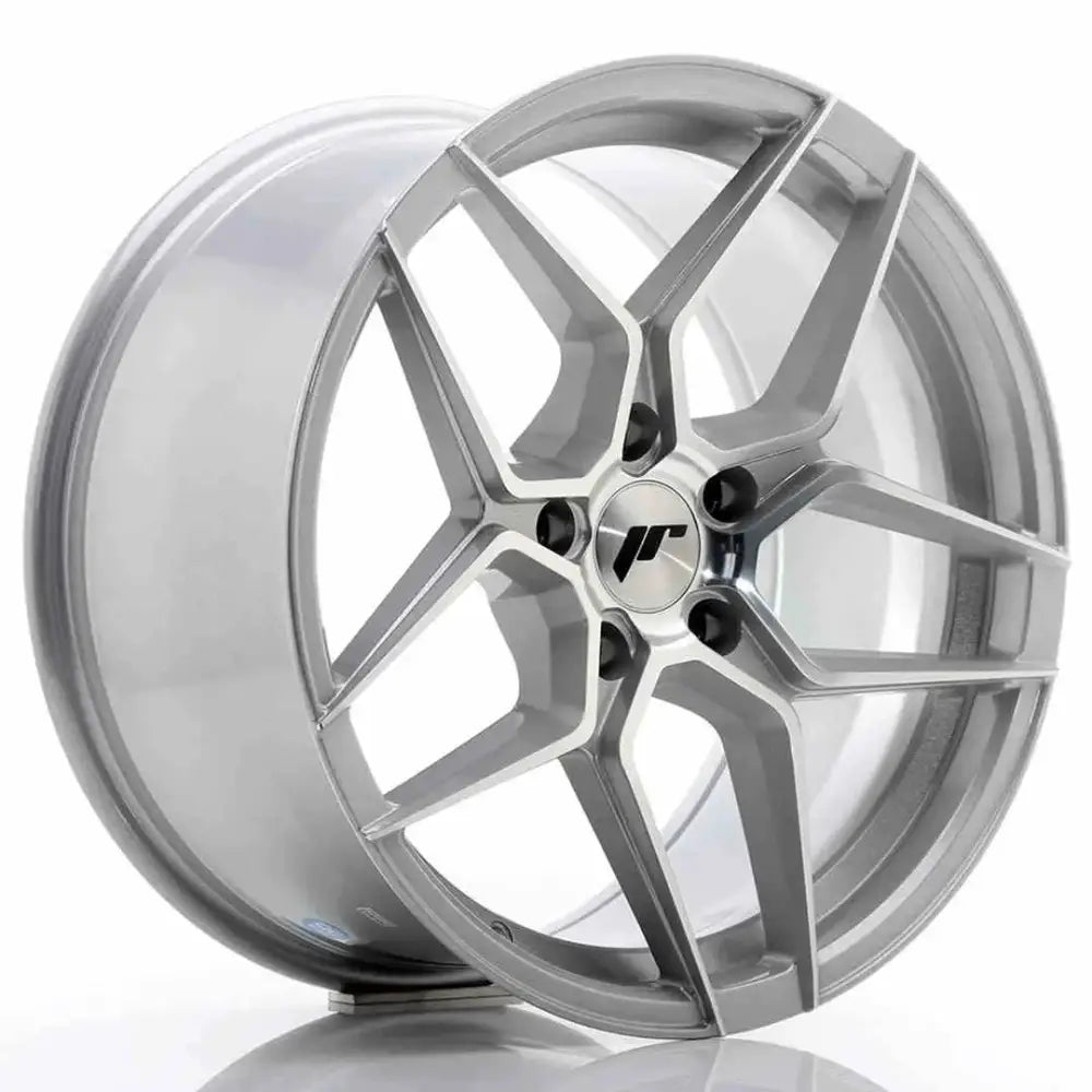 Felg Japan Racing Jr34 18x9 Et35 5x120 Silver Machined Face