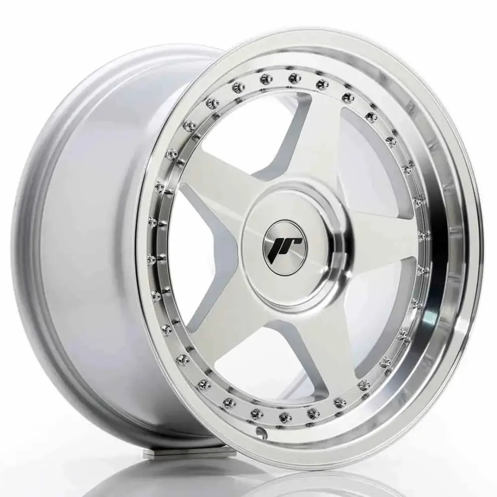 Felg Japan Racing Jr6 17x9 Et20-35 Blank Mach Silver