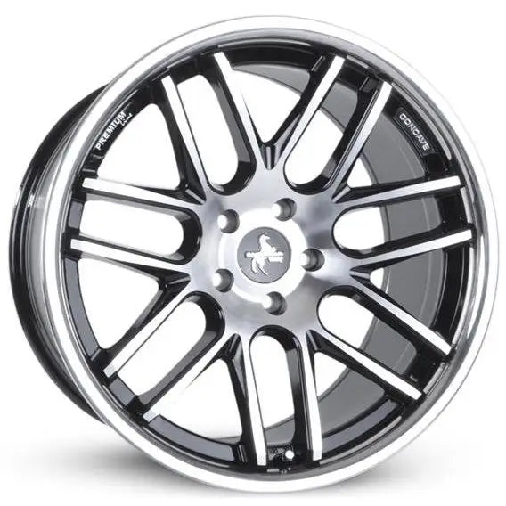 Felg Keskin Kt14 Black Front Polish Steel Lip 11x20 5x120 Et30