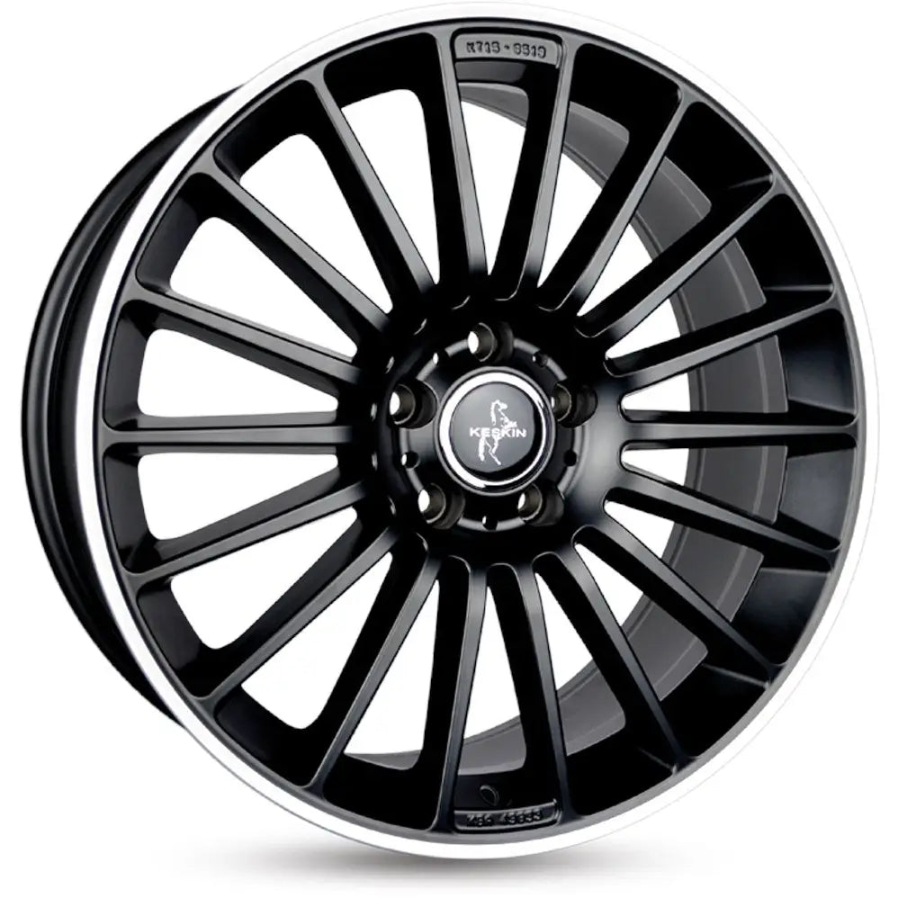 Felg Keskin Kt15 Speed Matt Black Lip Polish 8x18 5x112 Et30