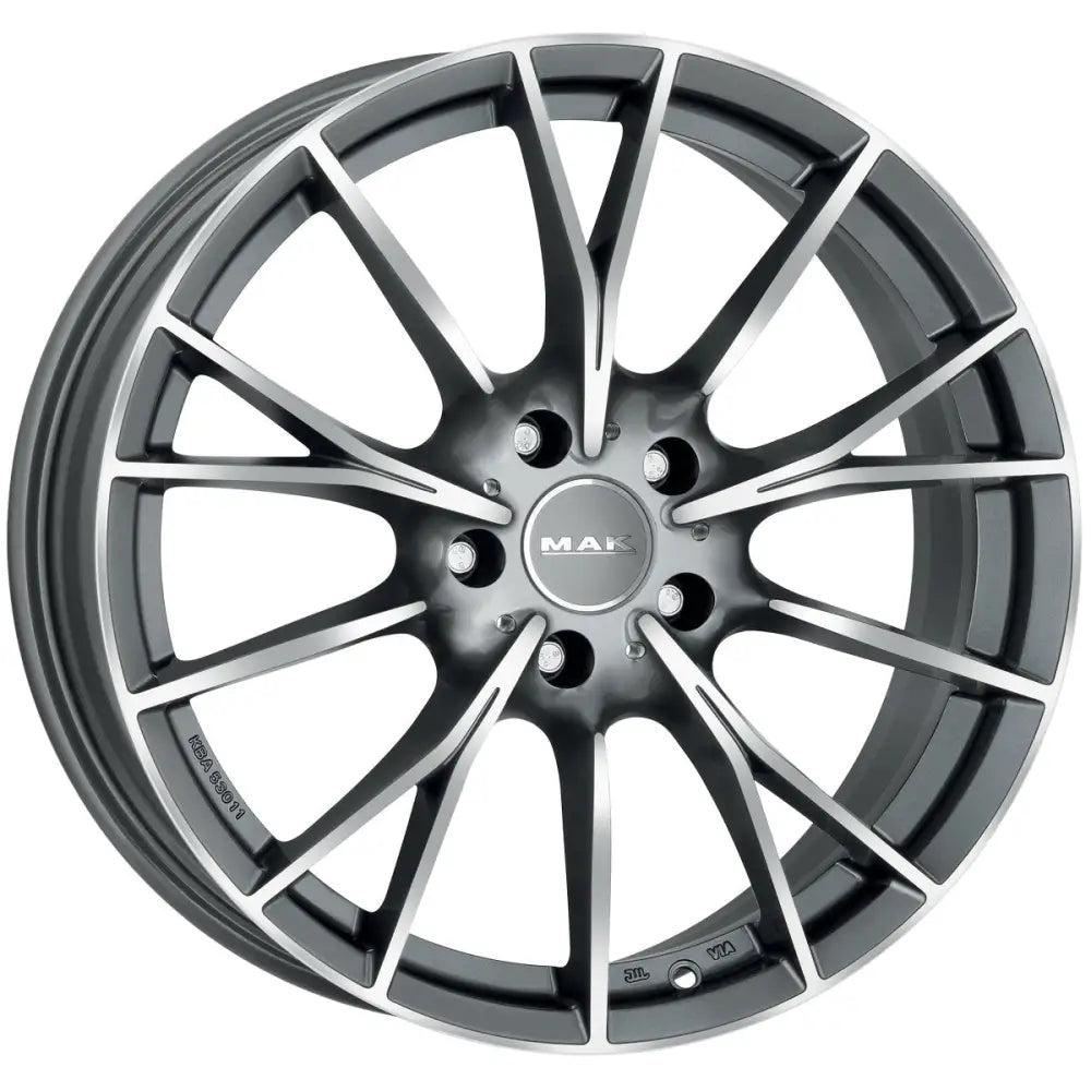 Felg Mak Fabrik Gun Metallic Mirror 7,5x18 5x120 Et45