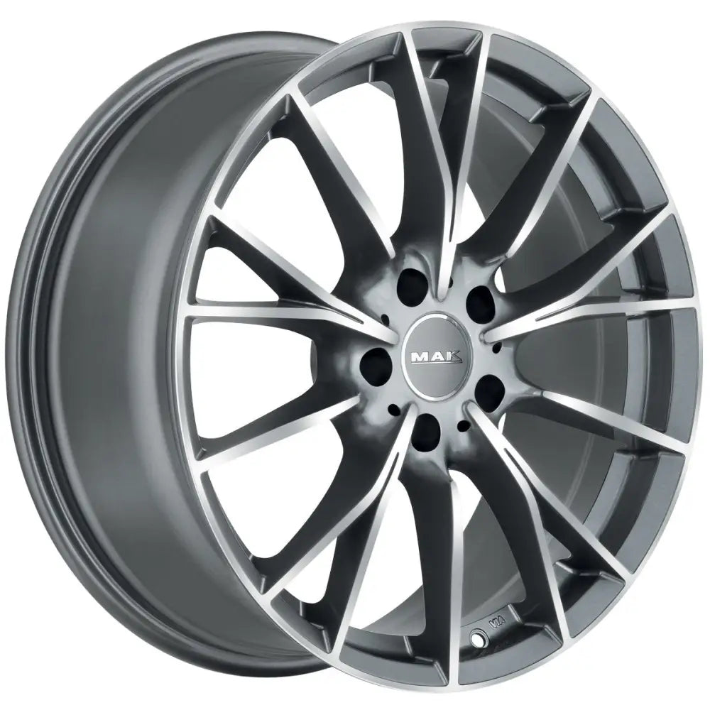 Felg Mak Fabrik Gun Metallic Mirror 8,5x19 5x112 Et25