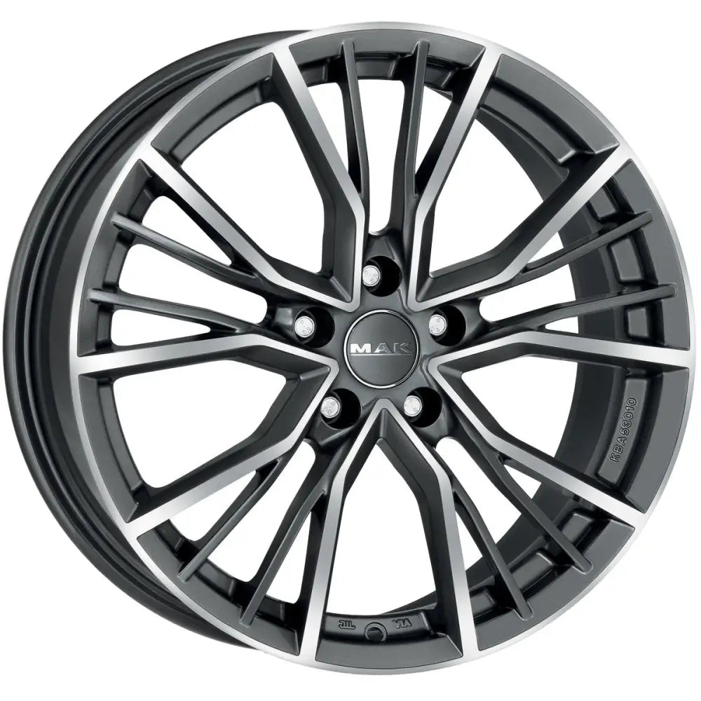 Felg Mak Union Gun Metallic Mirror 10x22 5x112 Et32