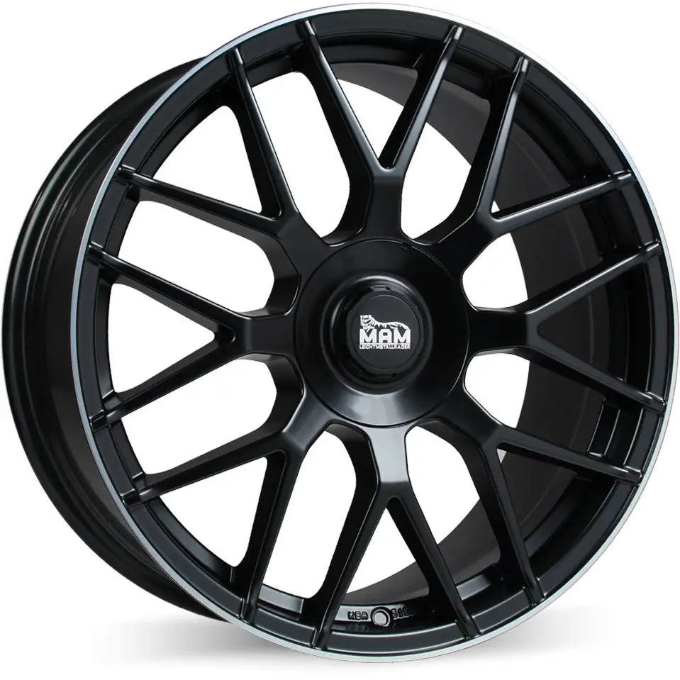 Felg Mam Gt1 Matt Black Lip Polish 7,5x17 5x112 Et45