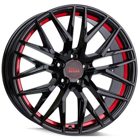 Felg Mam Rs4 Black Painted Red Inside 8,5x20 5x112 Et30