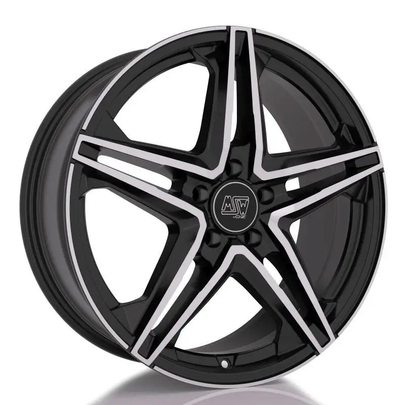 Felg Msw 31 Gloss Black Full Polished 8x18 5x112 Et43