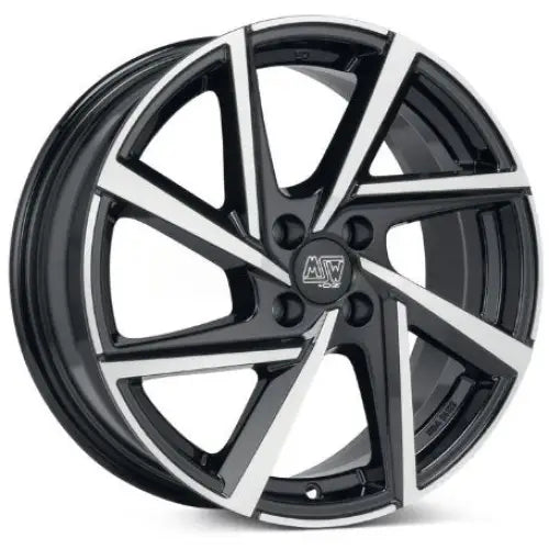 Felg Msw 80 4h Gloss Black Full Polished 7x17 4x108 Et20