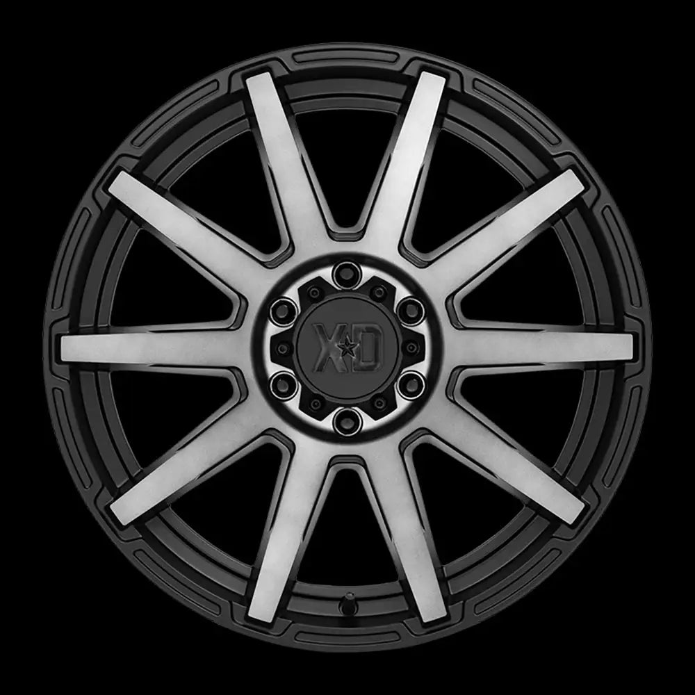 Felg Xd847 Outbreak Satin Black W/ Gray Tint Xd Series 22x10 Et12 8x170