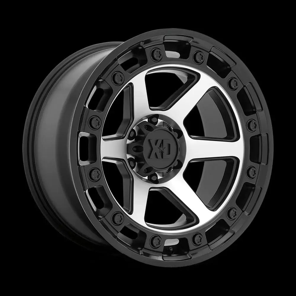 Felg Xd862 Raid Satin Black Machined Xd Series 17x9 Et0 5x127