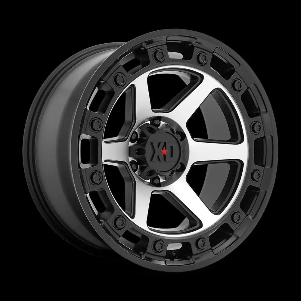 Felg Xd862 Raid Satin Black Machined Xd Series 17x9 Et0 5x127