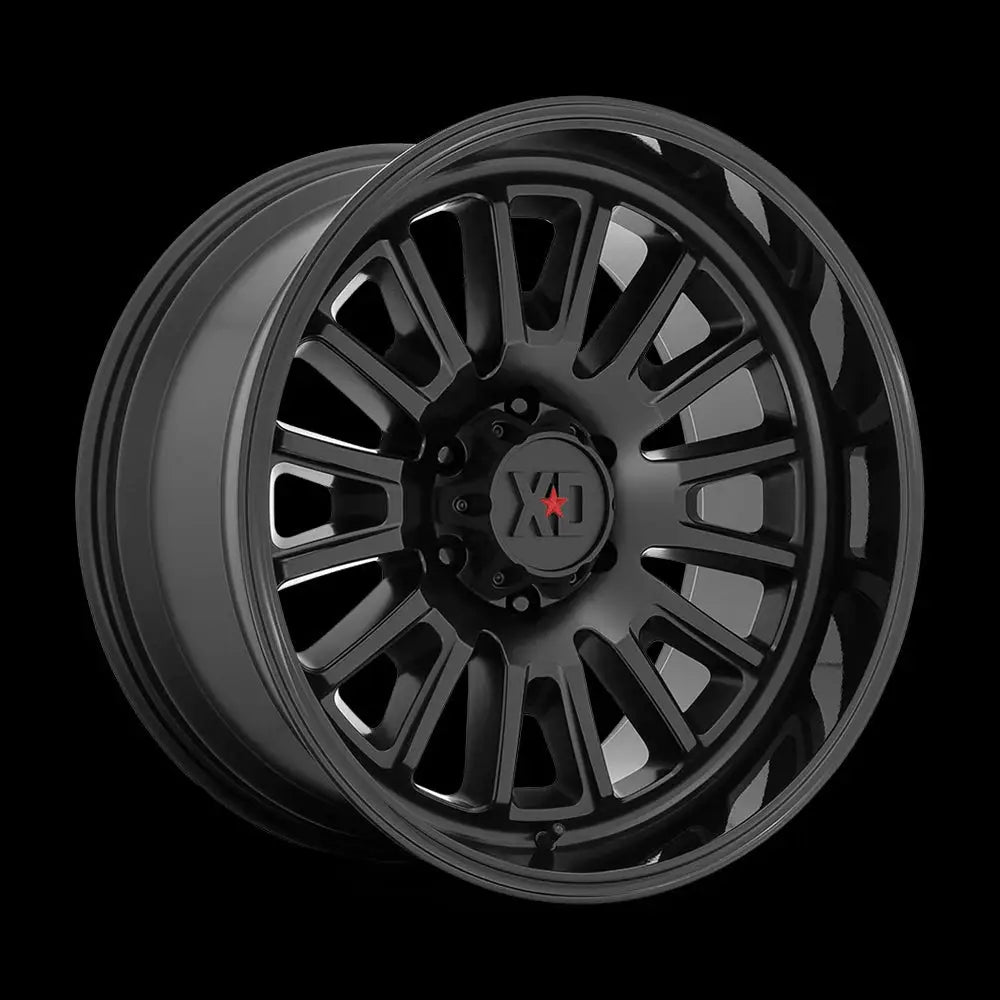 Felg Xd864 Rover Satin Black W/ Gloss Black Lip Xd Series 20x10 Et-18 6x139.7