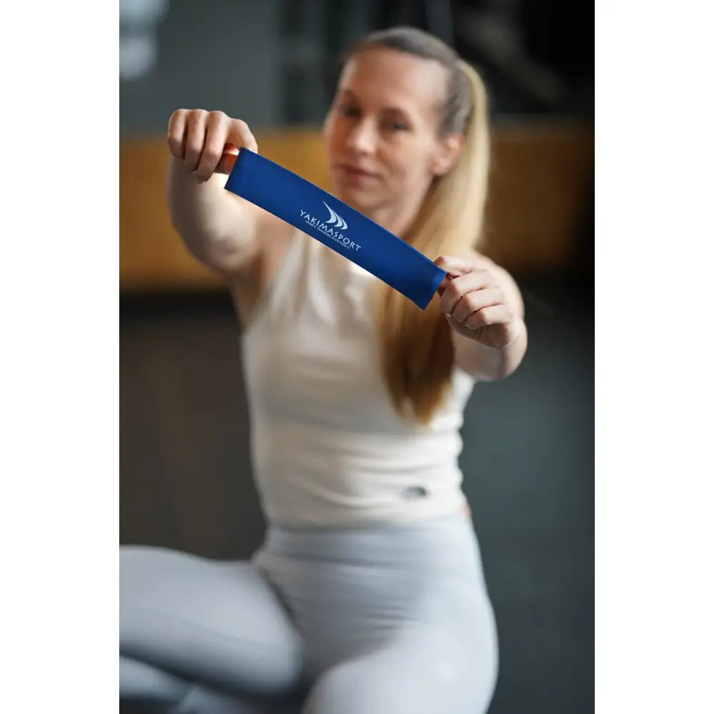 Fitnessgummi - Sett med 20 Blå Gummibånd Stor Motstand