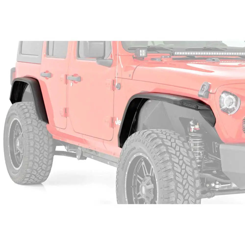 Foran og Bakskjermerforlengelser Rough Country Led Flat - Jeep Wrangler Jl 4xe 21-