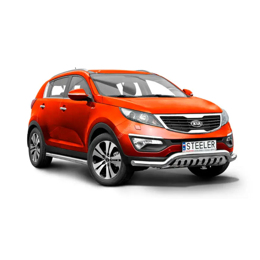 Frontbøyle Kia Sportage 10-15 Ec Godkjent Lav med Plate
