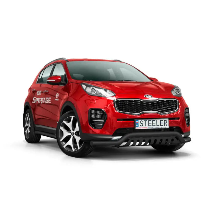 Frontbøyle Kia Sportage 15-18 Ec Godkjent Lav med Plate