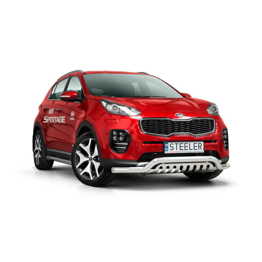 Frontbøyle Kia Sportage 18-21 Ec Godkjent Lav med Plate