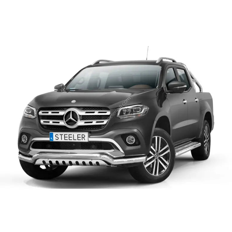 Frontbøyle Mercedes X-klasse 17- Ec Godkjent Lav med Plate