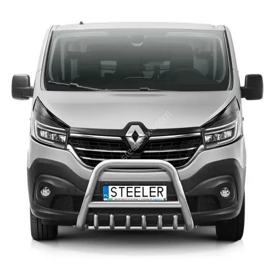 Frontbøyle Renault Trafic 19-21 Ec Godkjent med Grill