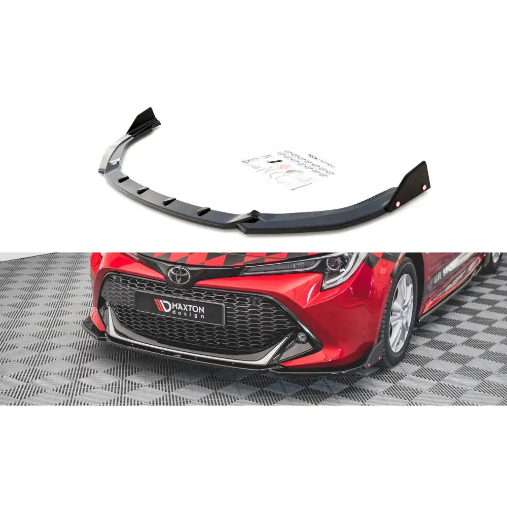 Frontleppe + Flaps V.1 - Toyota Corolla Gr Sport Hatchback Xii 19-