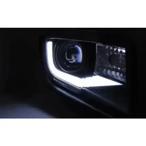 Frontlykter Chevrolet Camaro 09-13 Tube Light Black