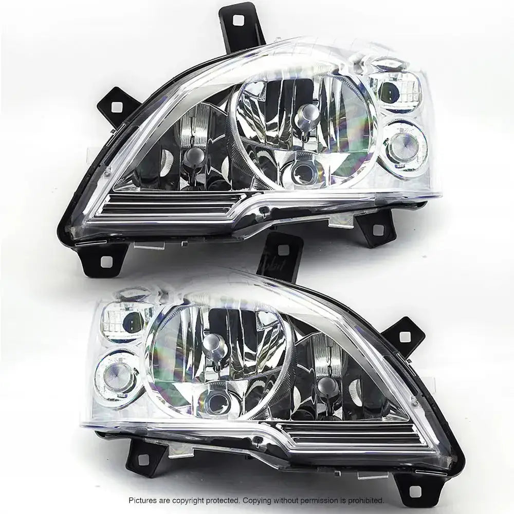 Frontlykter Sett - Mercedes Vito (w639) 10-14 H7/h7/h7