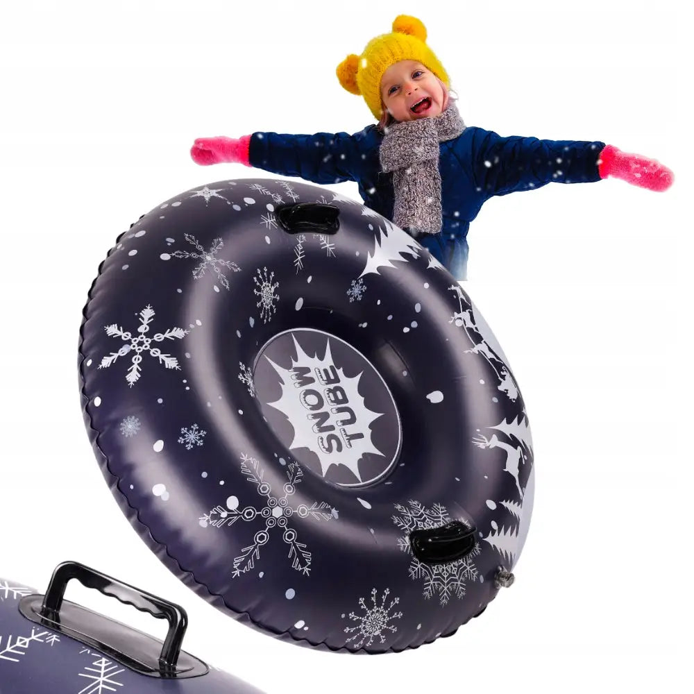 Glidende Myke Oppblåsbare Akebrett for Snø Holdbart Dekk 110cm x 26cm