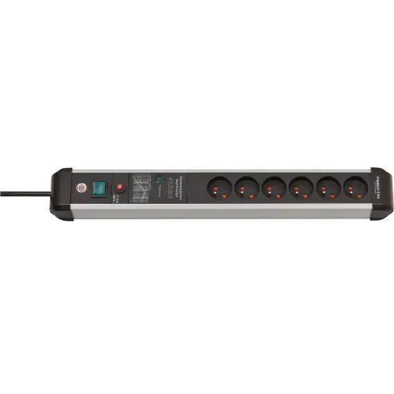 Grenuttak med Overspenningsvern Premium-protect-line 60000a 6-veis 3m