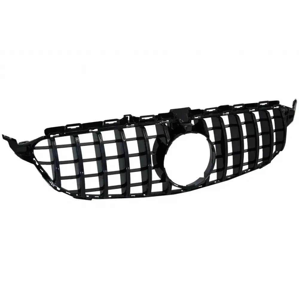 Grill Mercedes C-class W205 S205 C205 S205 14-18 Gt-r Panamericana Design Black With/without 360 Camera