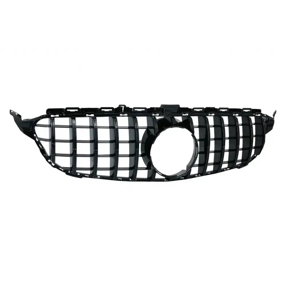 Grill Mercedes C-class W205 S205 C205 S205 14-18 Gt-r Panamericana Design Black Without Camera V.1