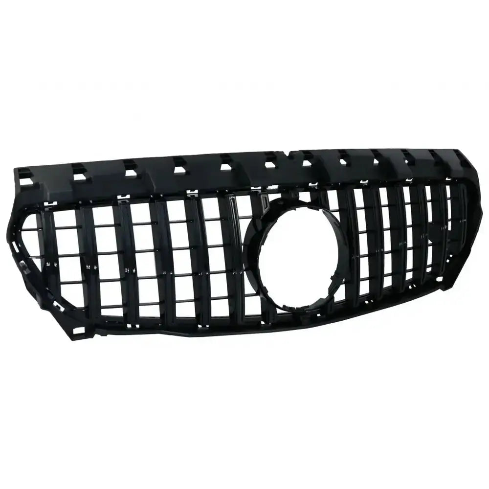 Grill Mercedes Cla C117 X117 W117 13-18 Cla45 Gt-r Panamericana Design All Black V.1
