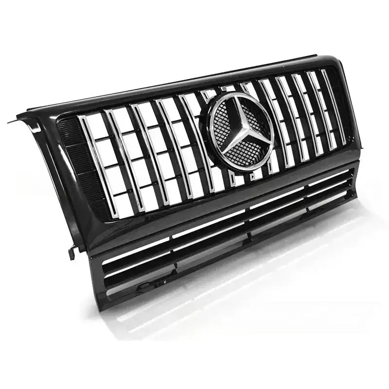Grill Mercedes W463 90-14 Chrome Black W464 G63 Look