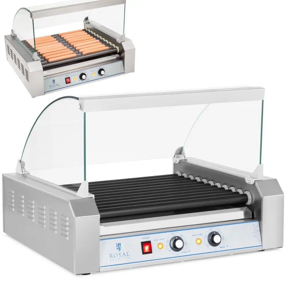 Grillrull med Glass Roller Grill med Teflonruller 11t