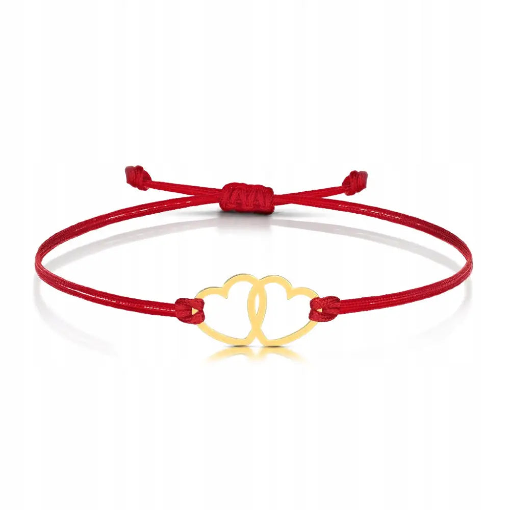 Armbånd Dame - Justerbart Gullarmbånd med Hjertecharms