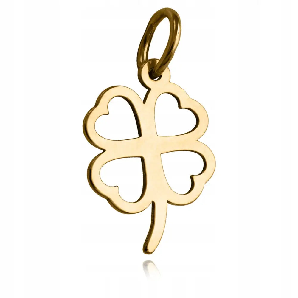 Charm Klover 585 - Luksuriøst Smykke til Kjede 15,20 Mm