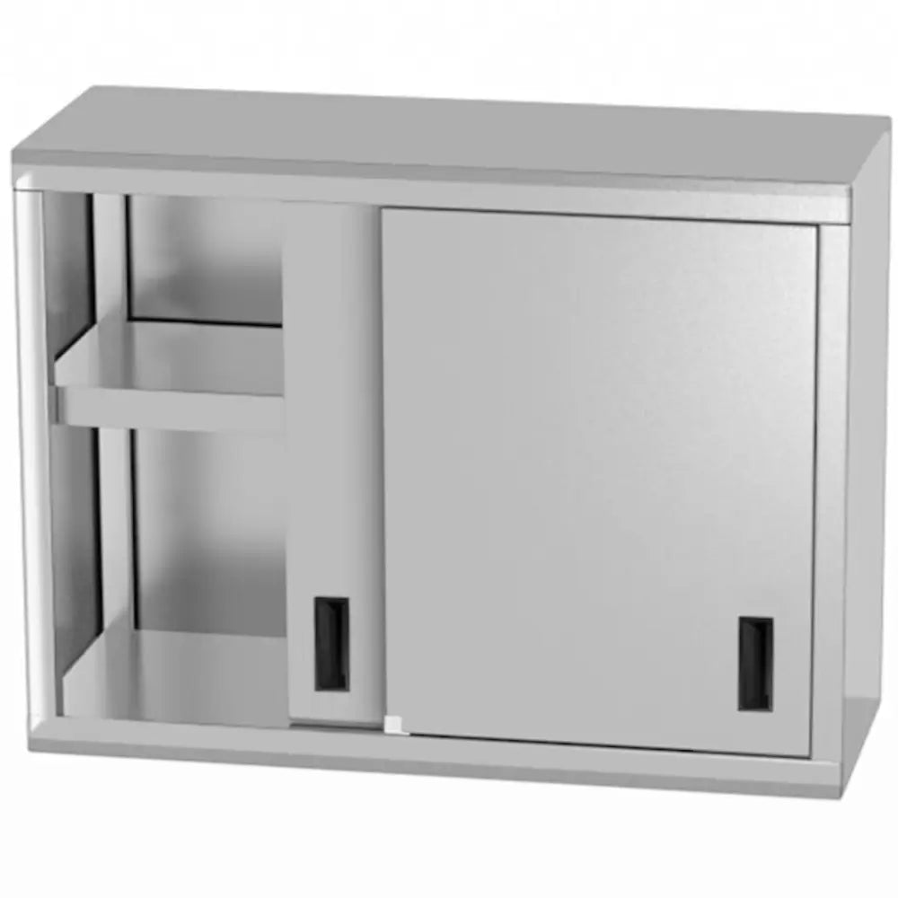 Hengende Gastronomisk Rustfritt Stål Skapse med Skyvedører 80x30x60 Cm - Hendi 814154