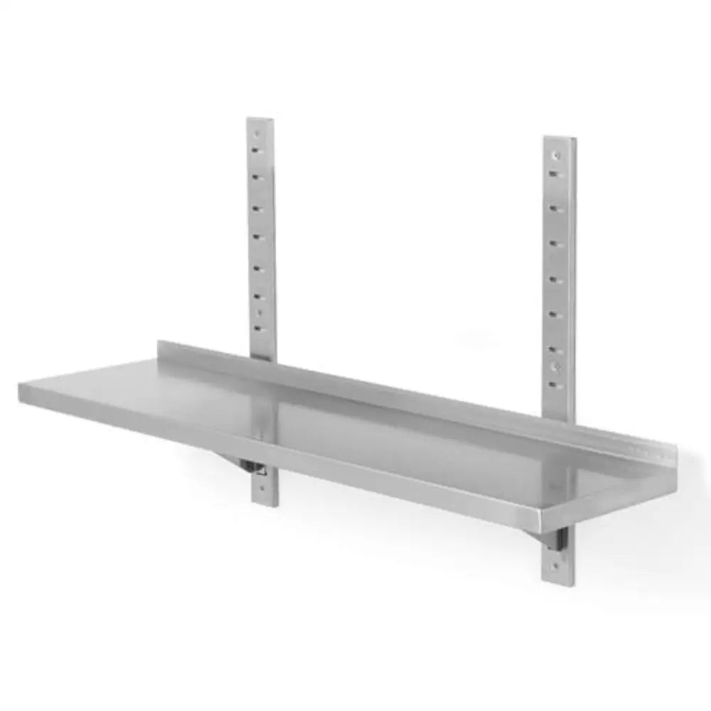 Hengende Vippbar Hylling med To Rustfrie Konsoller 60x30 Cm - Hendi 814192