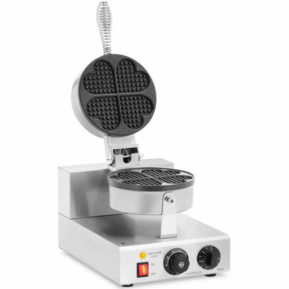 Hjerteformet Vaffeljern 180mm 1000w - Produsentkode: 1015530