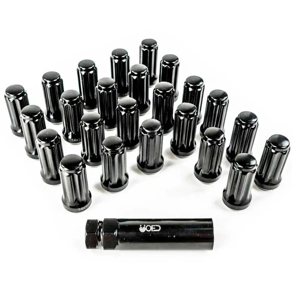 Hjulmuttersett for Toyota Tundra 07-14 M14x1,5 Lang - Sikkerhetsmutre