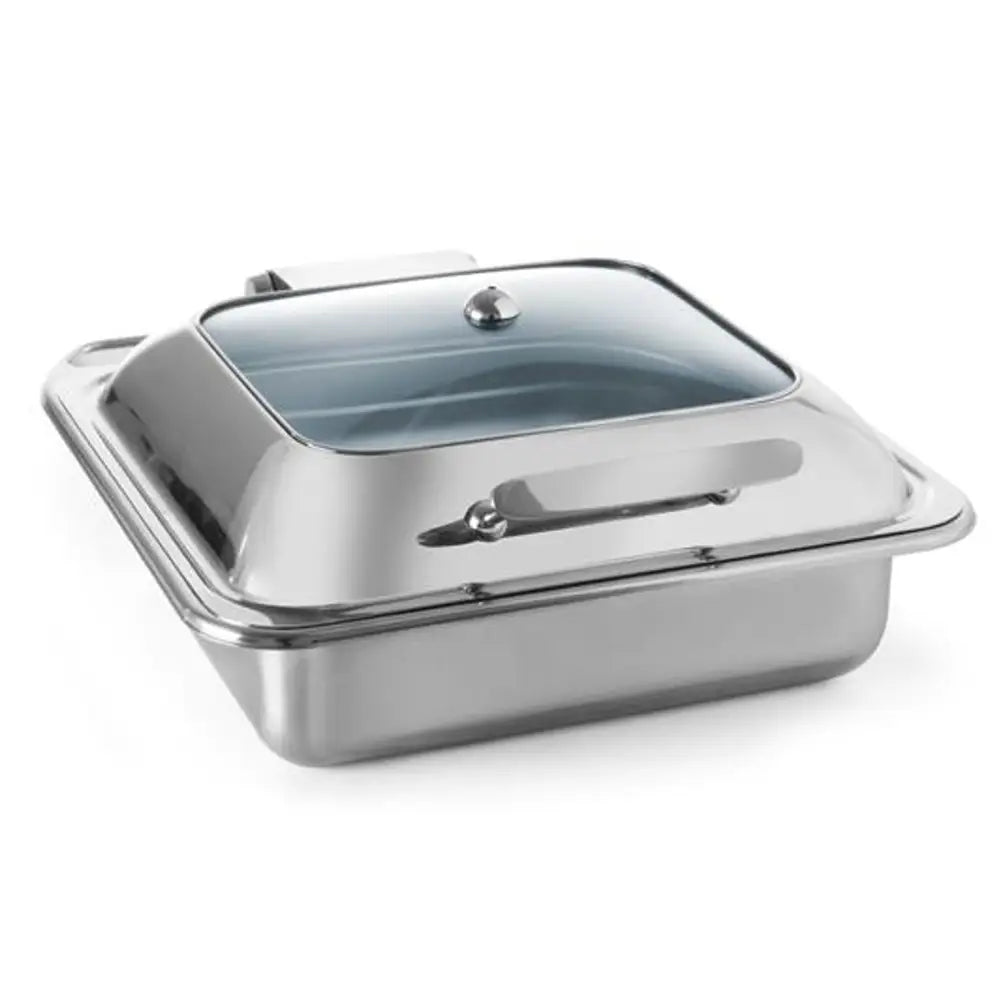 Induksjon Varmebeholder Top Line Rektangulær Gn2/3 60mm 5.5l - Hendi 470060