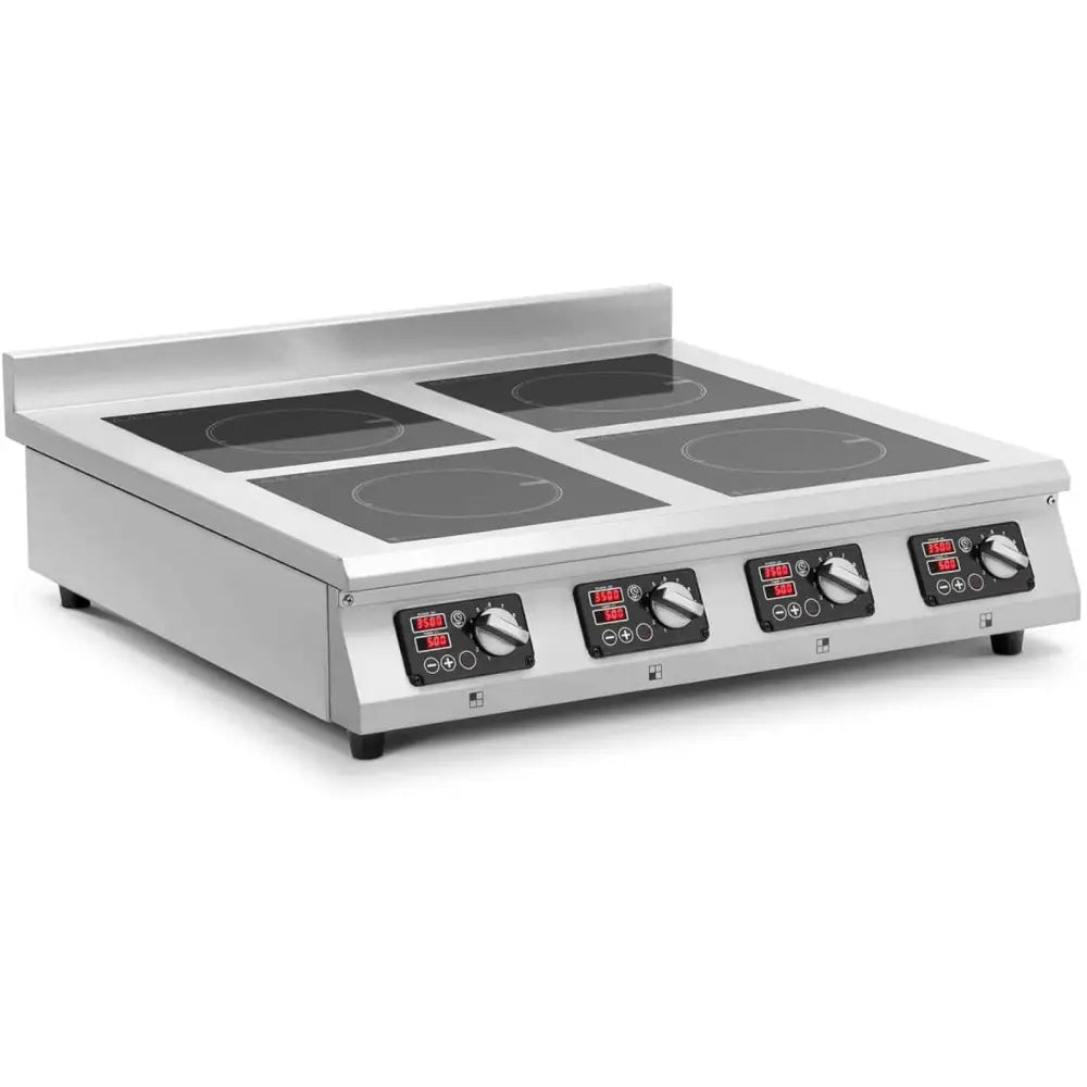 Induksjonstopp med 4 Kokesoner Timer - 400 v 4 x 3500 w