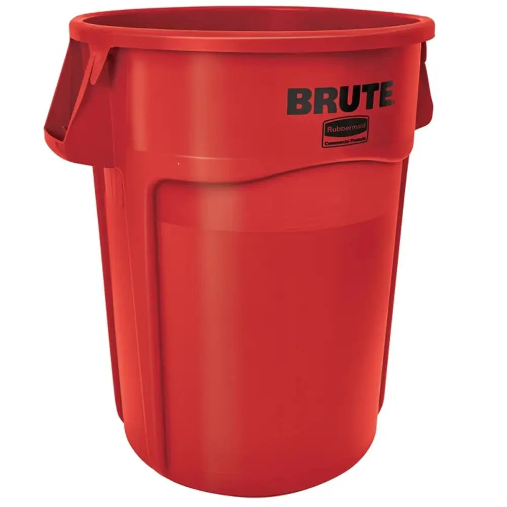 Industriell Søppel- og Matavfallsbeholder Brute Round 166l - Rød
