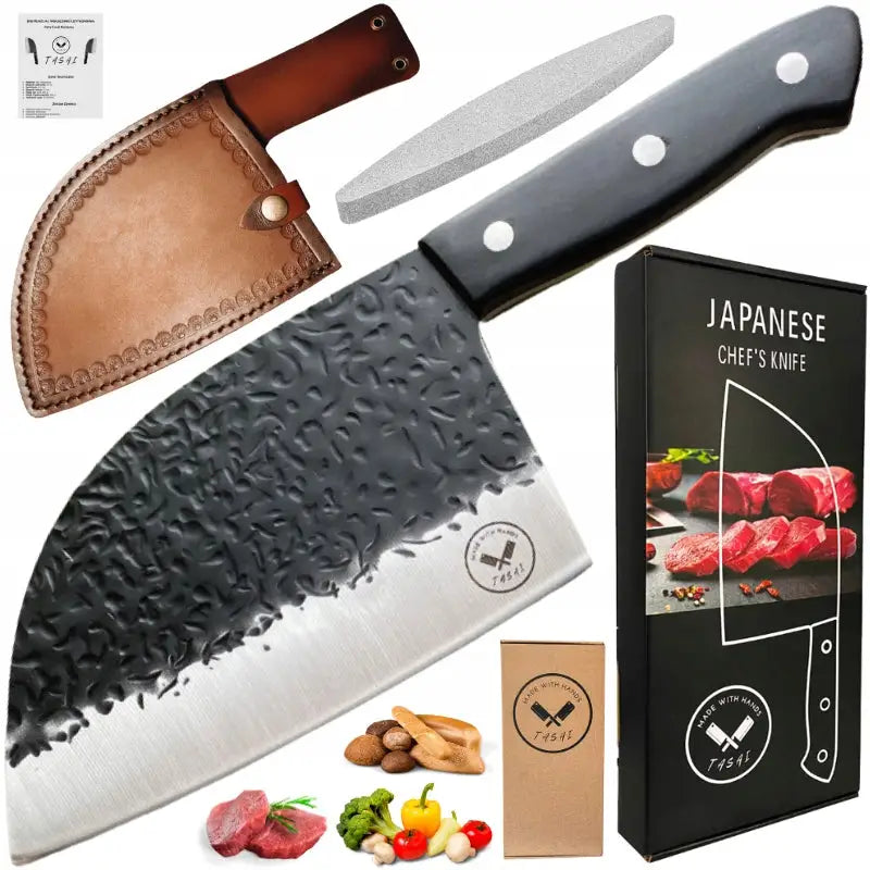 Japansk Kokkekniv Skarp Kjøkkenhakke for Kjøtt og Grøntsalat Tasai