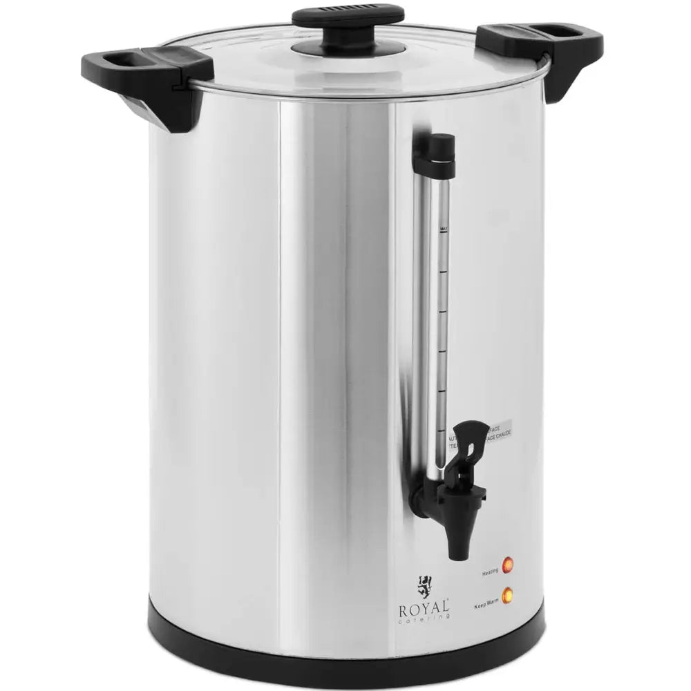 Kaffetrakter og Tekoker med Tappekran 20 l 1650 w Sølv