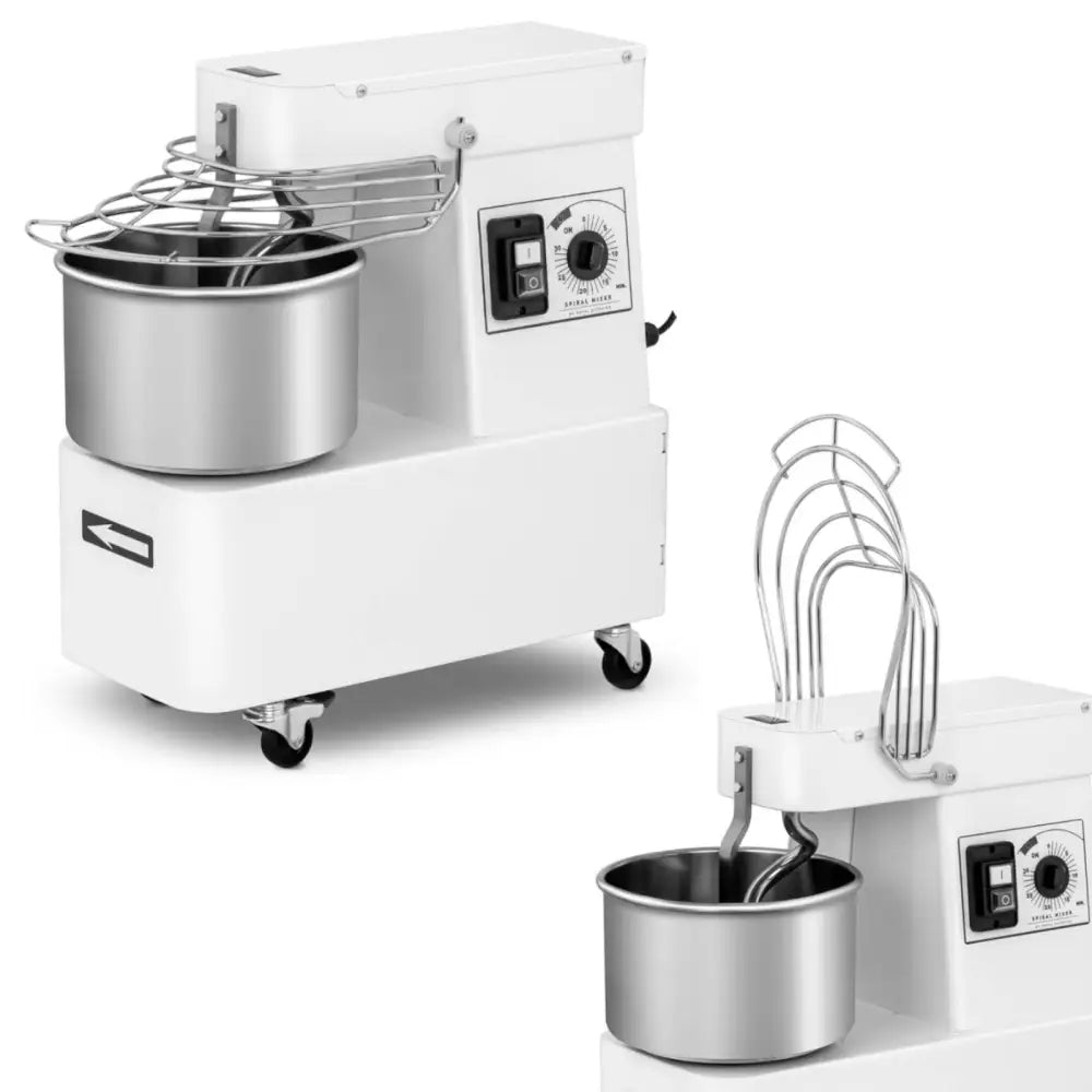 Kjøkkenmaskin Planetarisk Spiral Mikser for Deig med Fast Deig 7l 29kg/time 370w Italy