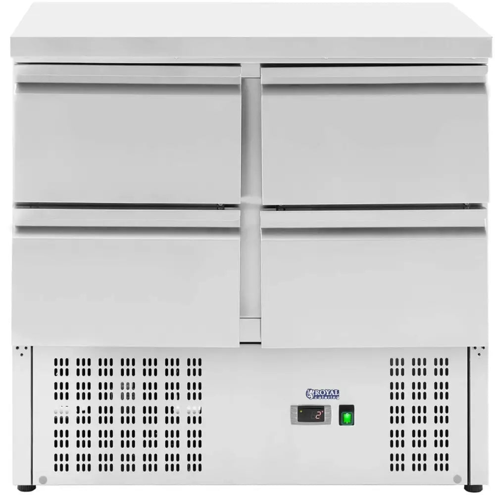 Kjølebord med Arbeidsplate 4 Skuffer 4 x Gn 1/2 220 l 235 w